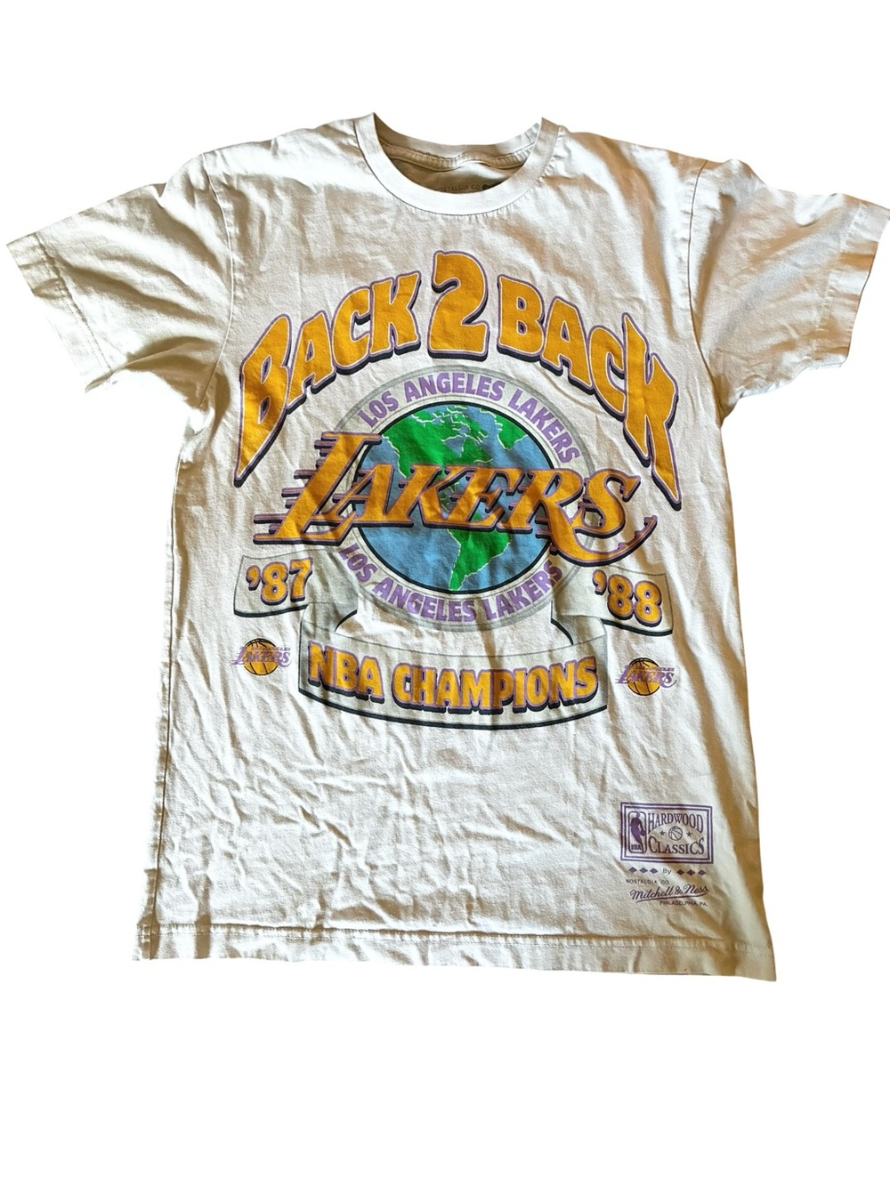 Vintage Style Mitchell &‎ Ness Los Angeles Lakers “Back 2 Back” 1987-1988 NBA